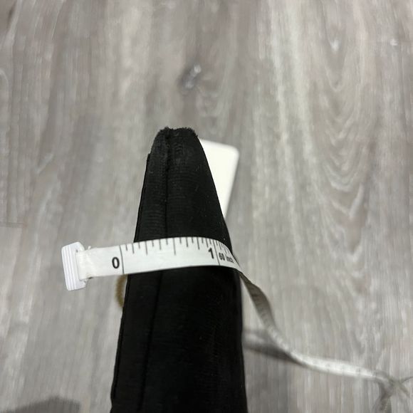 Vintage Black Evening Bag Bow Accent 7”w x 7.5”h x 1” d - Picture 9 of 9